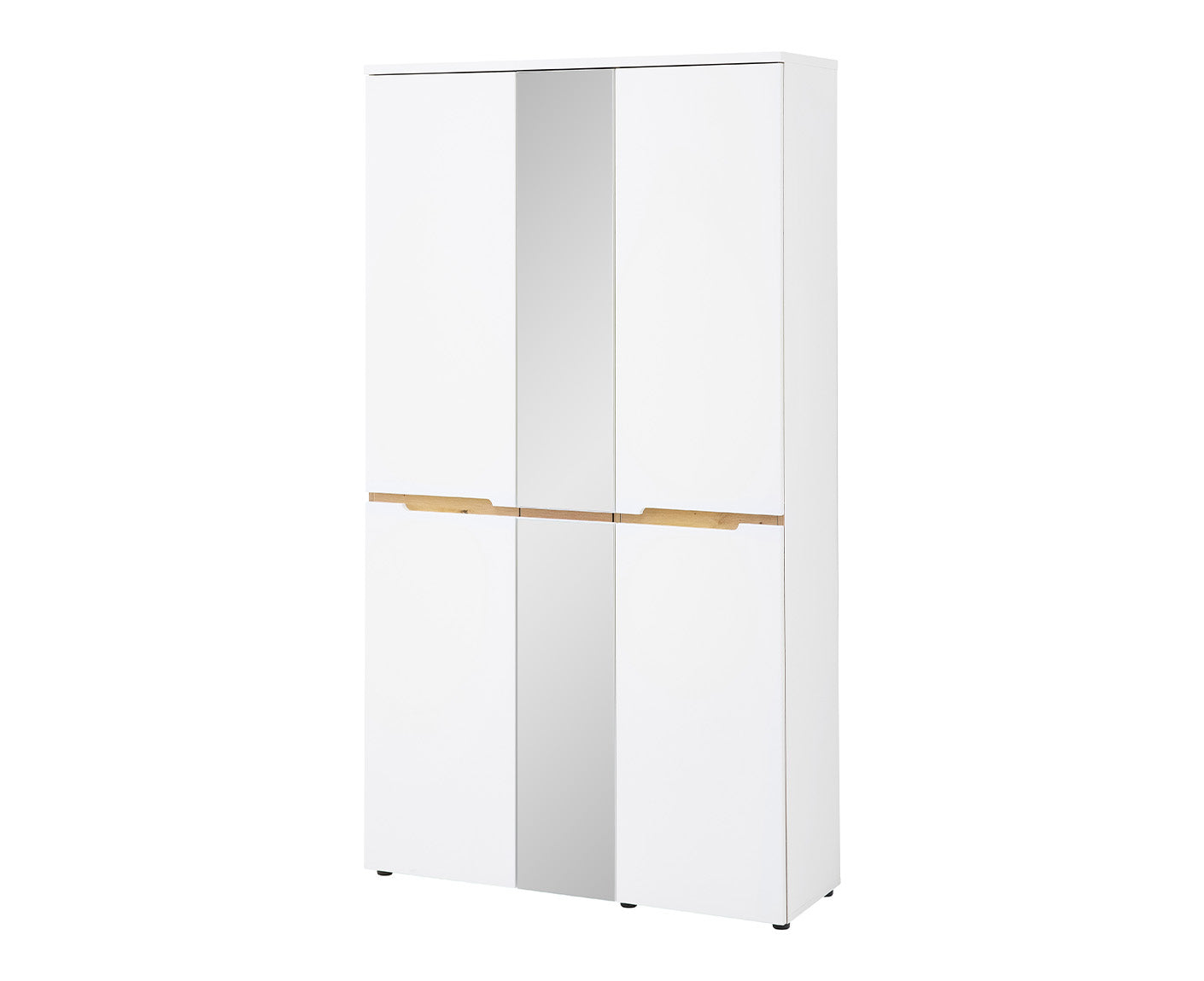 Memphis Garderobenschrank 105x192 cm Weiß supermatt