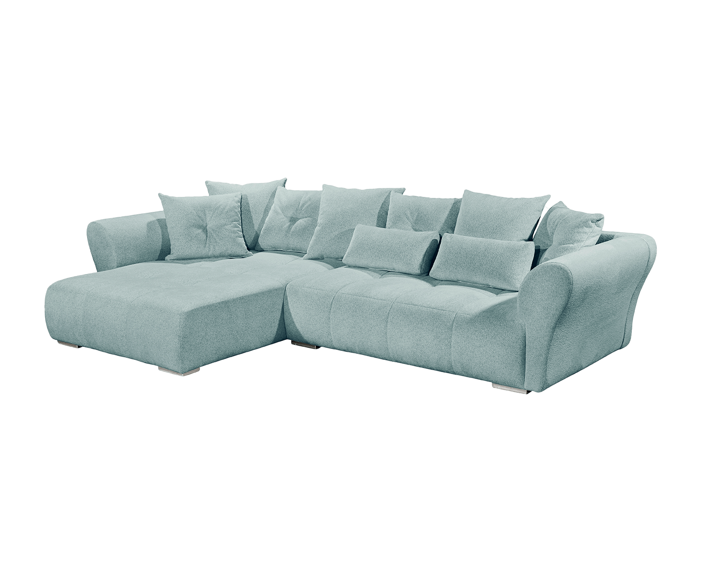 Merone Ecksofa 330 x 197 cm, inkl. Kissen