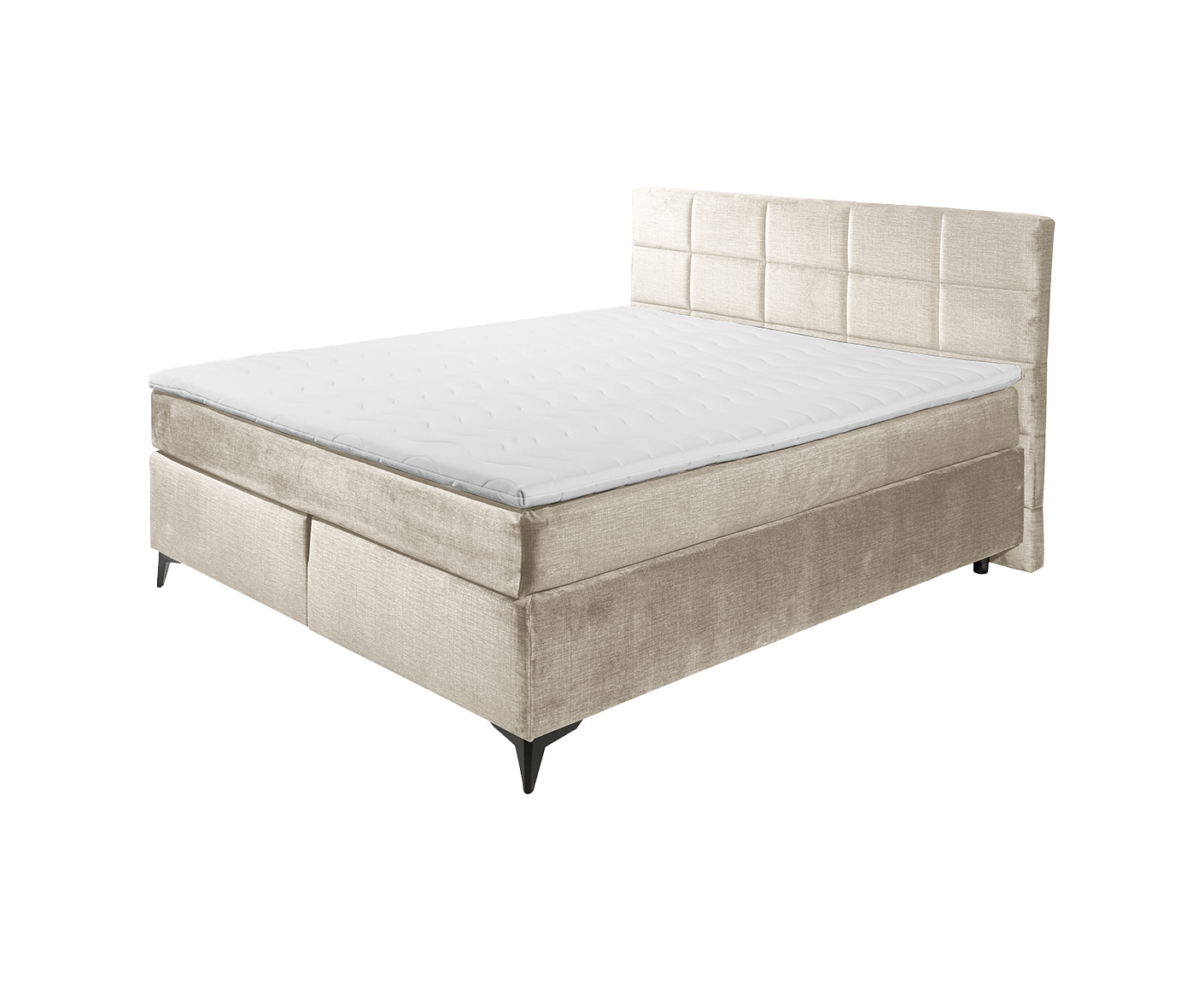 Navarra Boxspringbett Doppelbett 180x200 cm - Voelpe