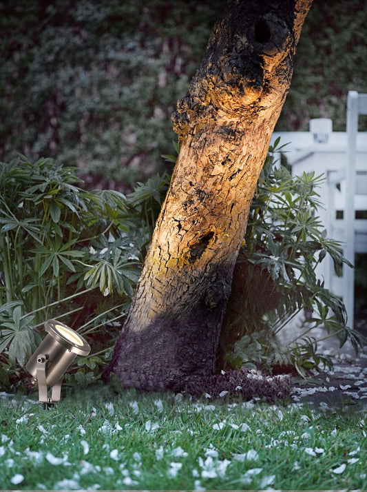 Taurus Spieß Gartenlampe GU10 Edelstahl - Voelpe