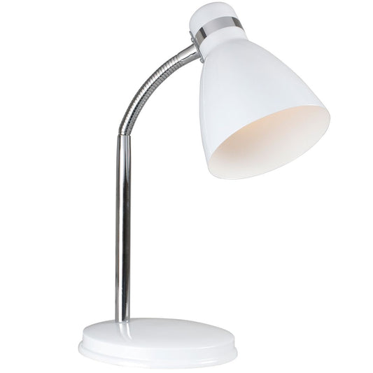 Cyclone Tischlampe Nachttischlampe Ø 11 cm Weiß