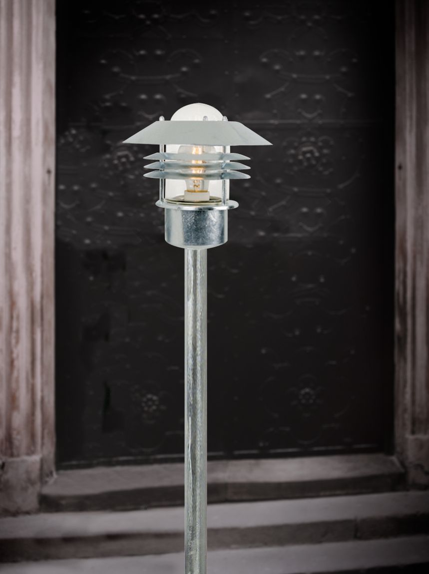 Vejers Standlampe E27 Verzinkt