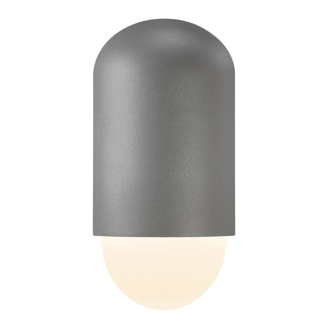 Heka Wandlampe E27 Grau