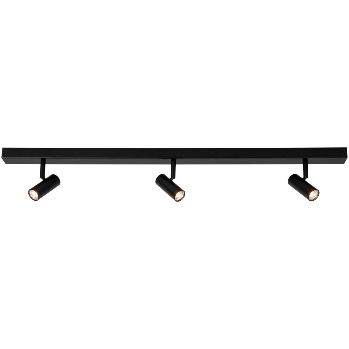 Omari Deckenlampe 78x12 cm mit Moodmaker Dimmer Schwarz - Voelpe