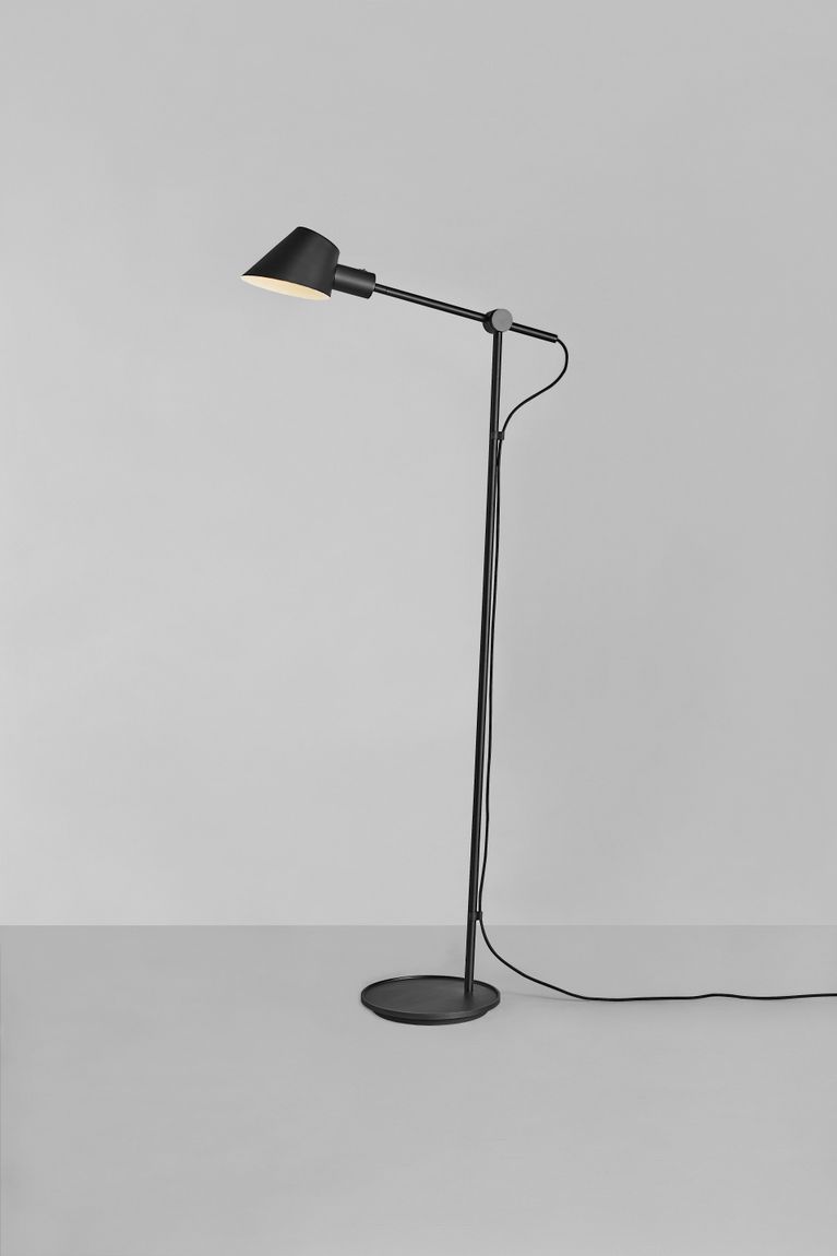 Stay Floor Wandlampe Leselampe Ø 15 cm Schwarz - Voelpe