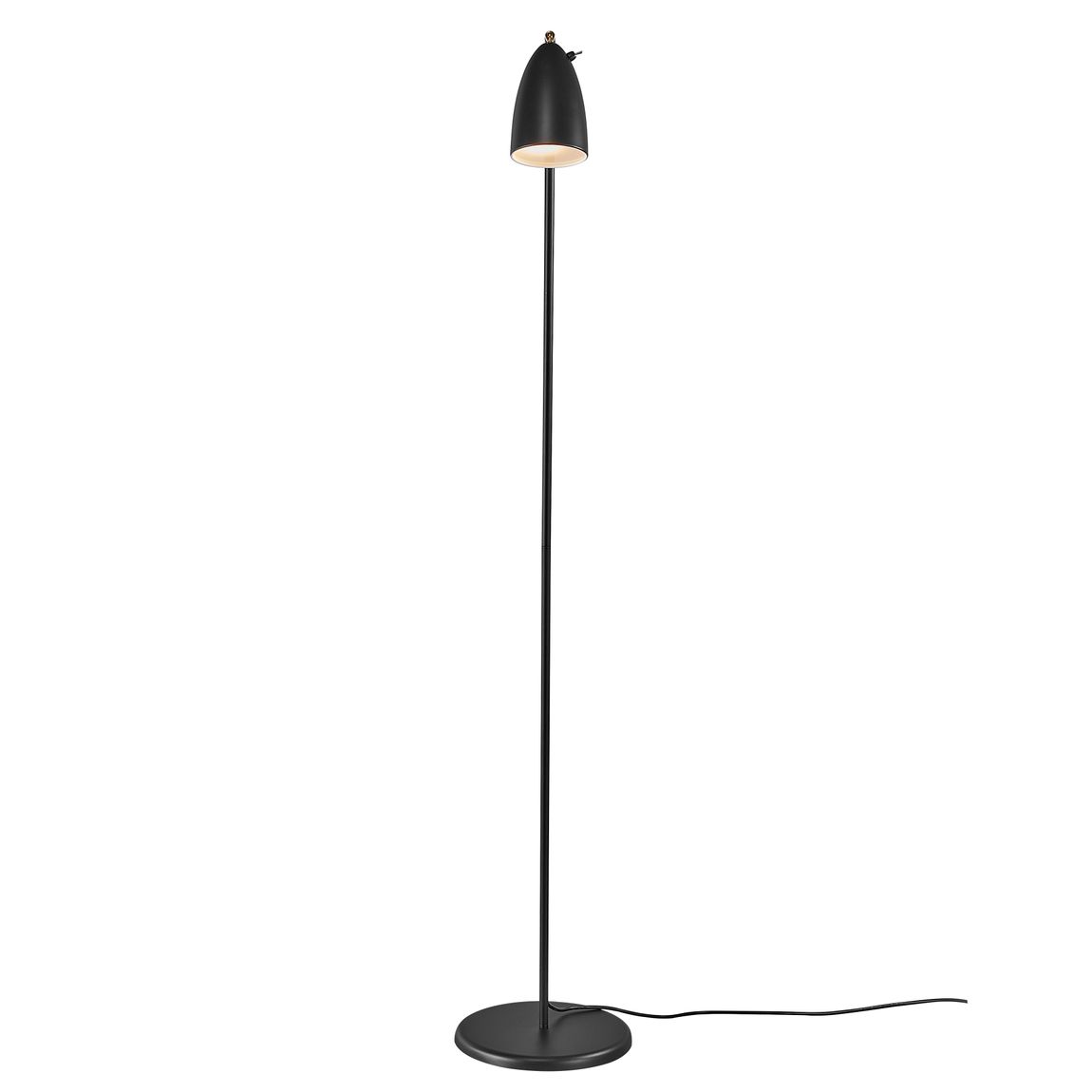 Nexus Stehlampe Leselampe Ø 10 cm Schwarz - Voelpe