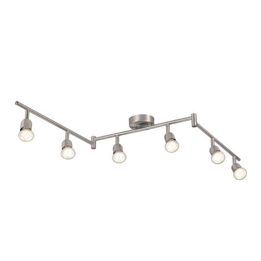 Avenue 6 Spots Deckenlampe Silber - Voelpe