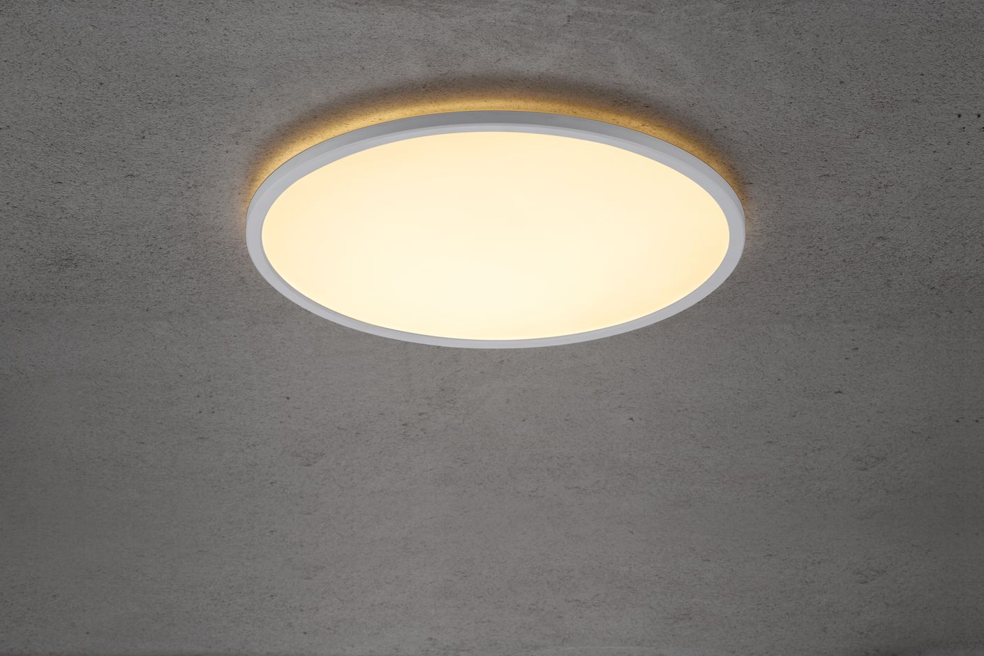 Oja Deckenlampe Ø 42,4 cm mit Moodmaker Dimmer Weiß