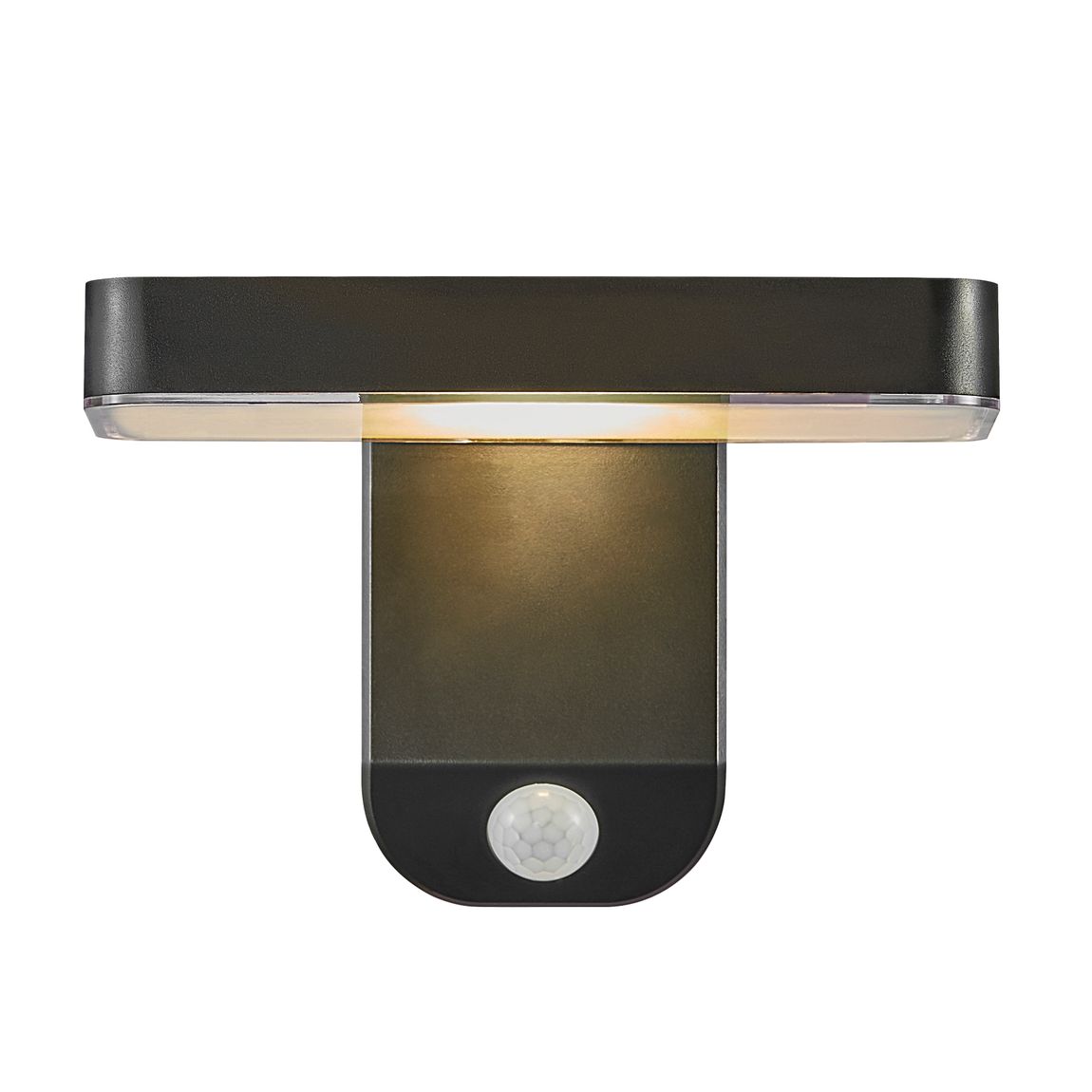 Rica Square Solar Wandlampe Schwarz - Voelpe