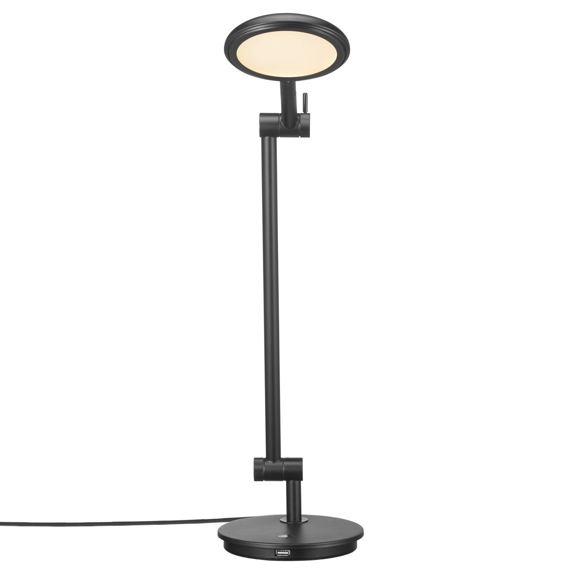 Bend LED-Tischlampe Leselampe Schwarz - Voelpe