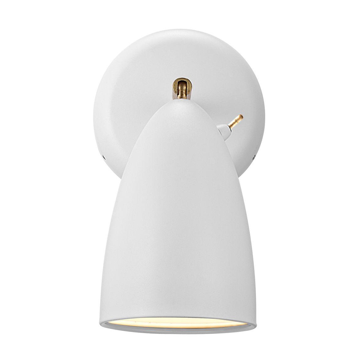 Nexus Wandlampe Leselampe Ø 10 cm Weiß