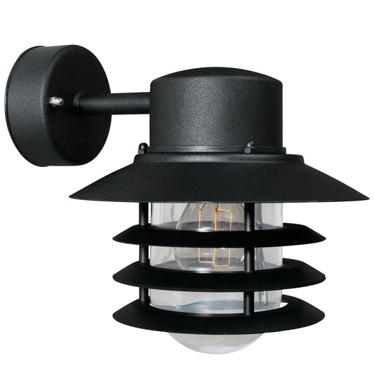 Vejers Wandlampe E27 Schwarz - Voelpe