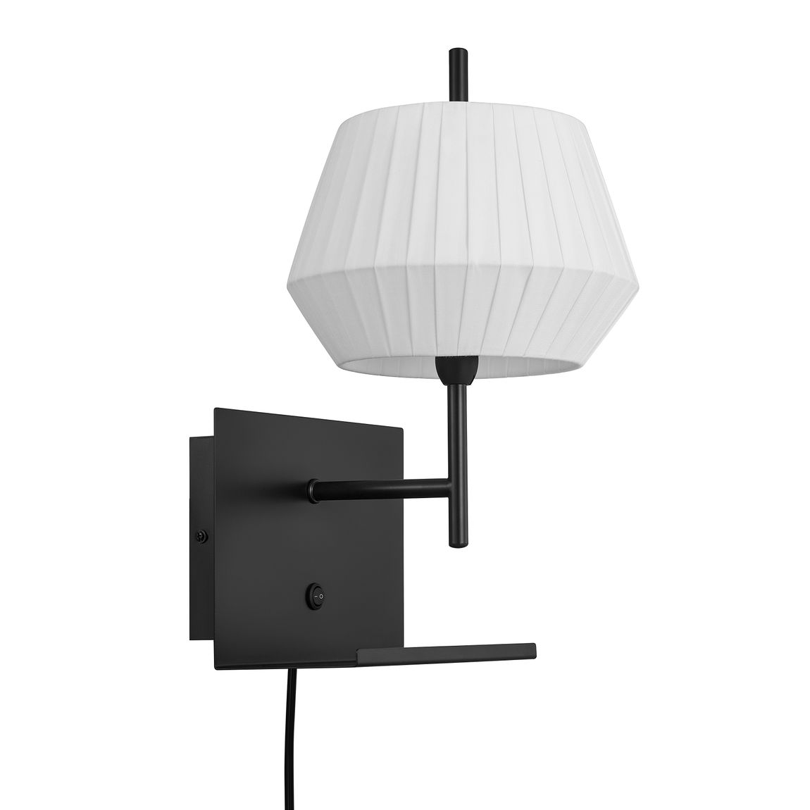 Dicte Wandlampe E14 Weiß - Voelpe