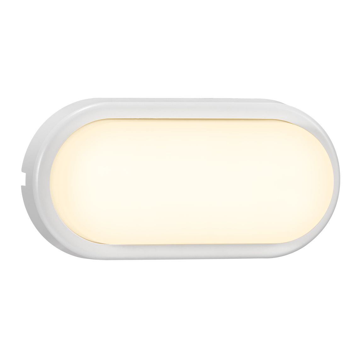 Cuba Energy Wandlampe Oval 20,5x10 cm Opalweiß - Voelpe