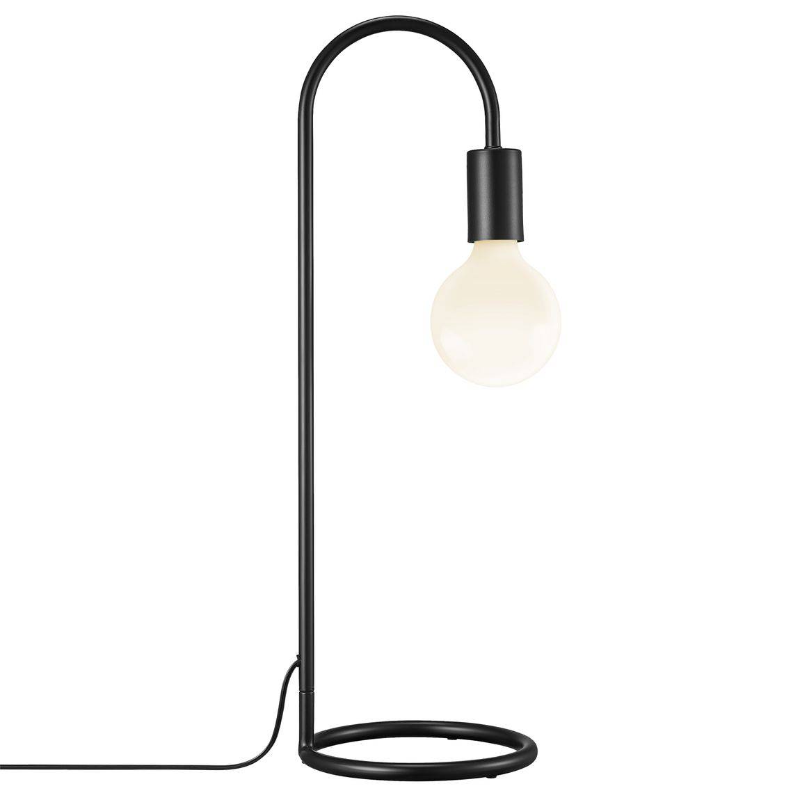 Paco Tischlampe E27 Schwarz - Voelpe