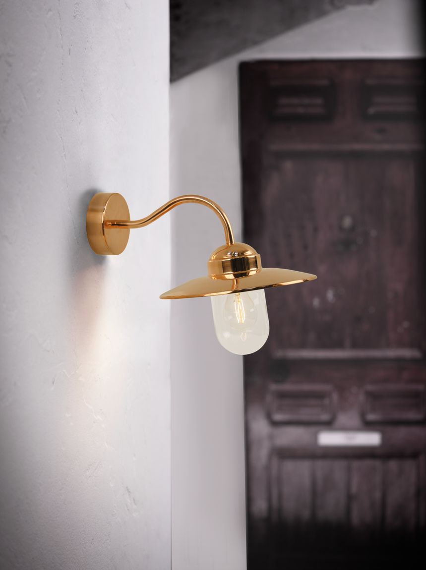 Luxembourg Wandlampe Ø 26 cm Outdoor Verzinkt Kupfer