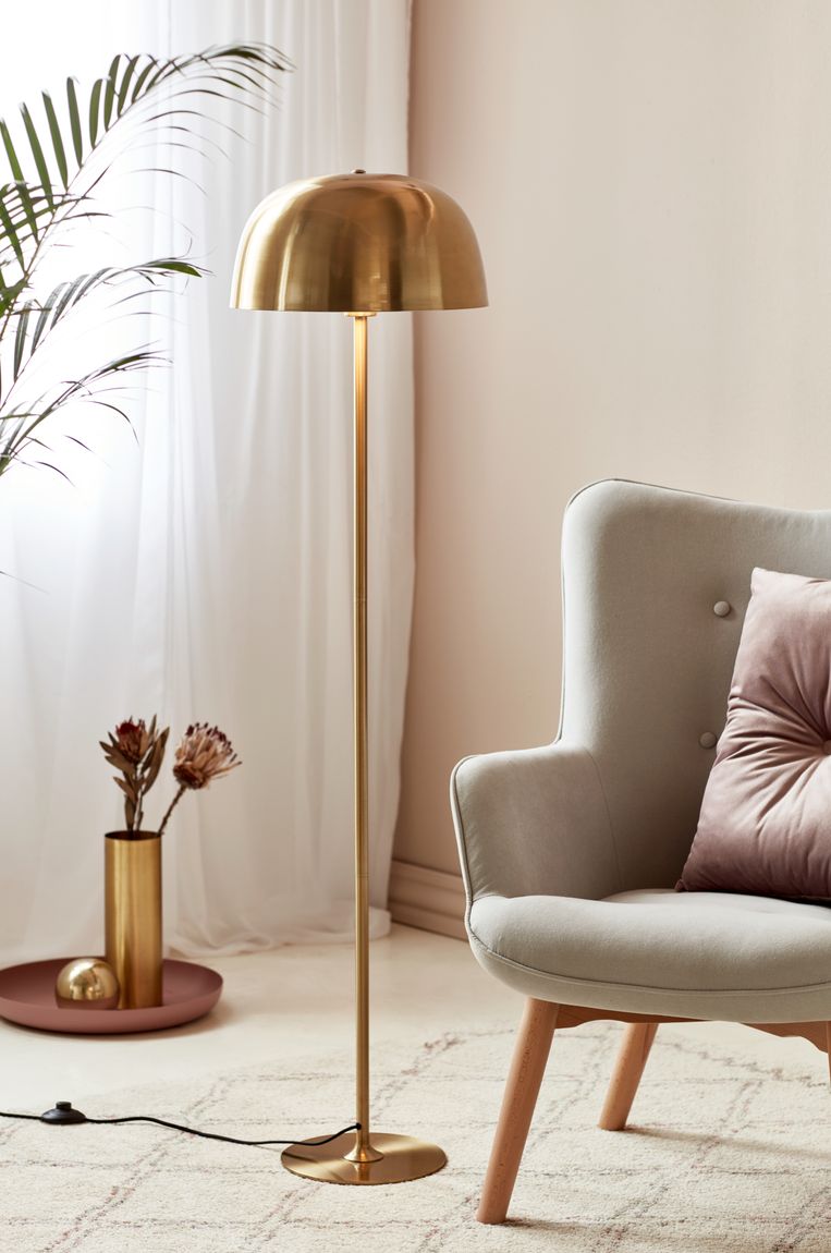 Cera Stehlampe Leselampe Messing