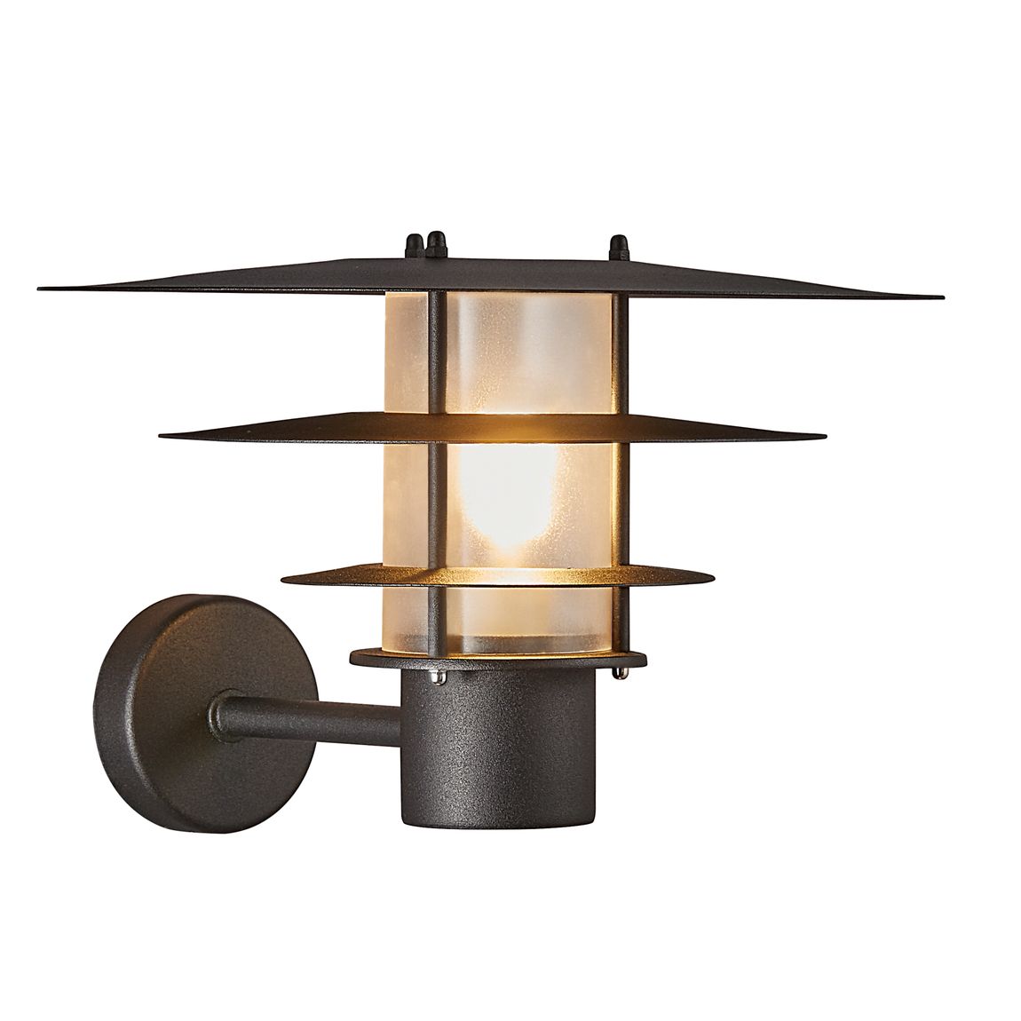 Bastia 35 Wandlampe E27 Schwarz