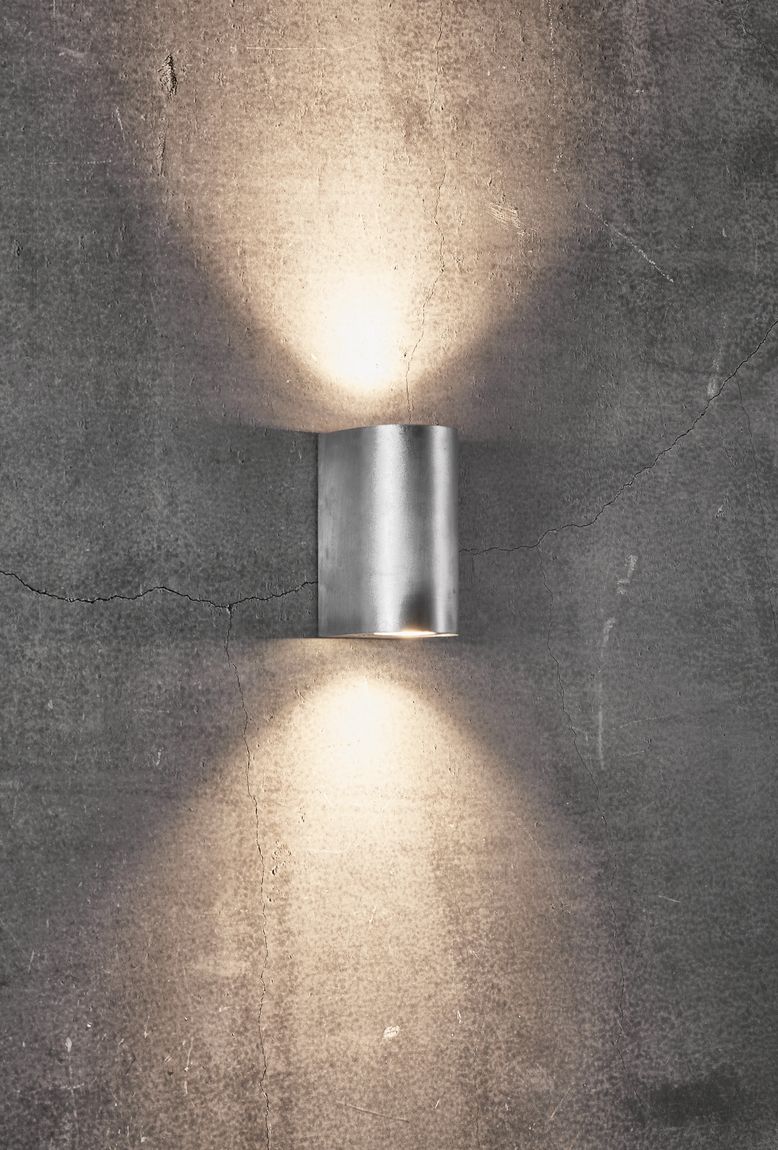 Canto Maxi Wandlampe GU10 Verzinkt