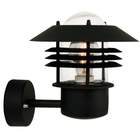 Vejers Wandlampe E27 Schwarz - Voelpe