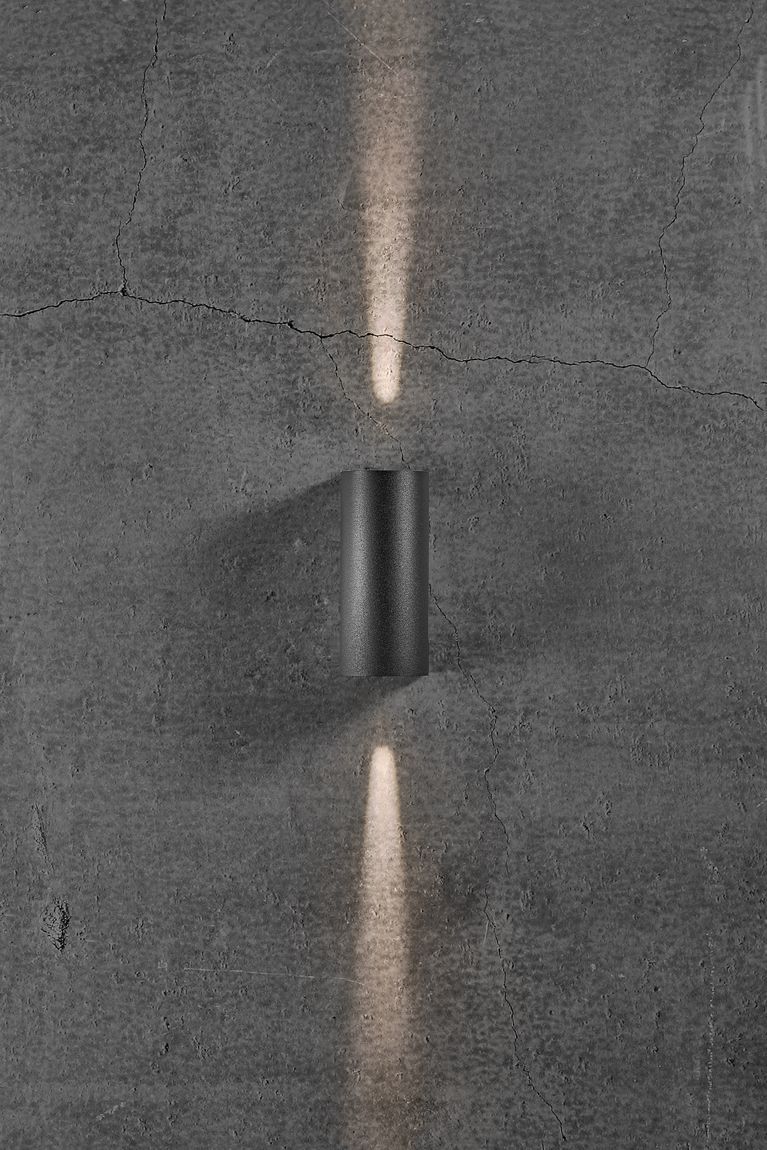 Asbol Wandlampe LED Schwarz