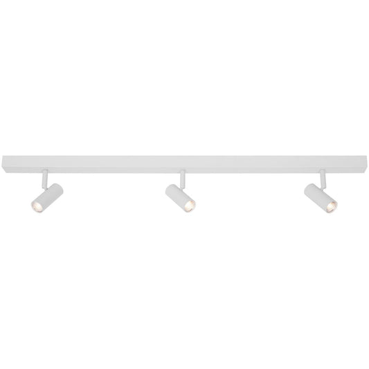 Omari Deckenlampe 3-Spots 78x12 cm mit Moodmaker Dimmer Weiß
