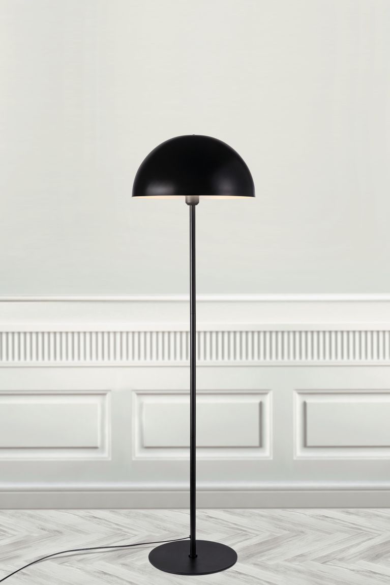 Ellen Stehlampe Leselampe Ø 40 cm Schwarz - Voelpe