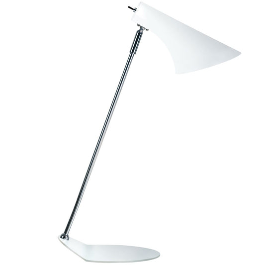 Vanila Tischlampe Leselampe Ø 14,5 cm Weiß