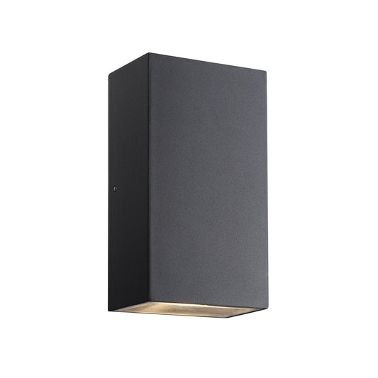 Rold Kubi Wandlampe LED 9 x 16 cm Schwarz