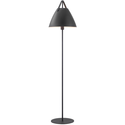 Strap Stehlampe Ø 36 cm Leselampe Schwarz - Voelpe