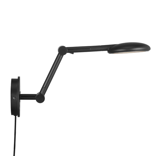 Bend LED-Wandlampe Schwarz - Voelpe