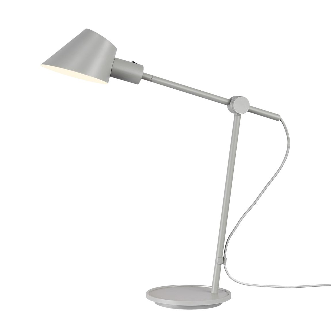 Stay Long Tischlampe Leselampe Ø 15 cm Grau - Voelpe