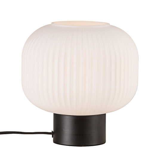 Milford Tischlampe Ø 20 cm Weiß
