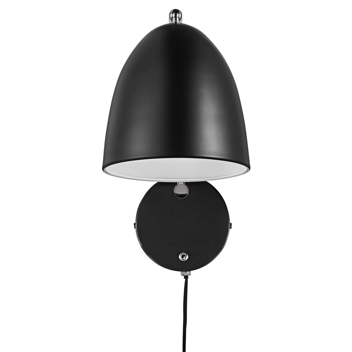 Alexander Wandlampe Leselampe Ø 16 cm Schwarz - Voelpe