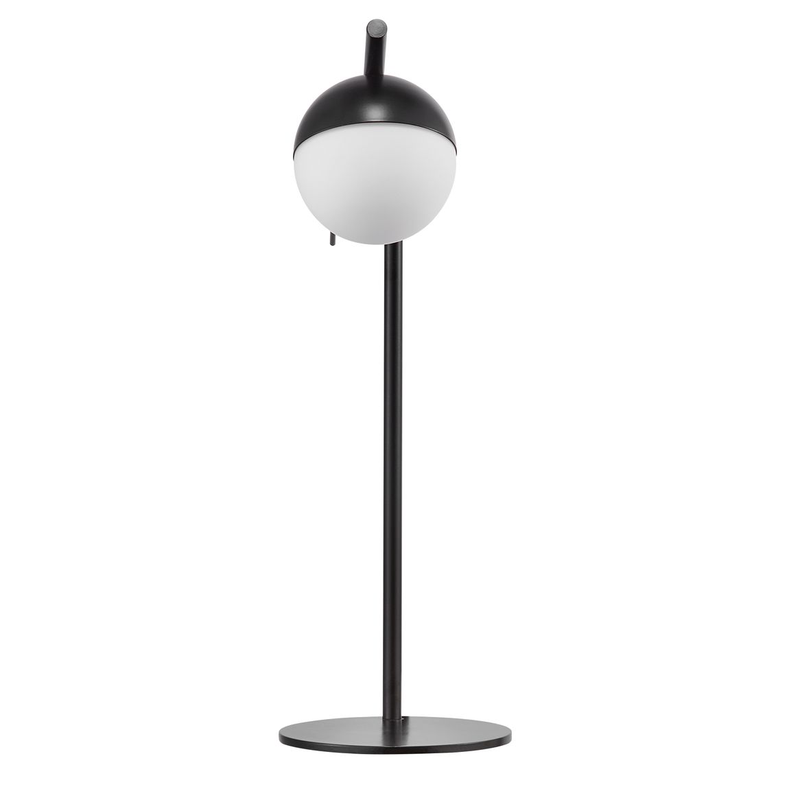 Contina Tischlampe Leselampe Ø 10 cm Schwarz/Weiß