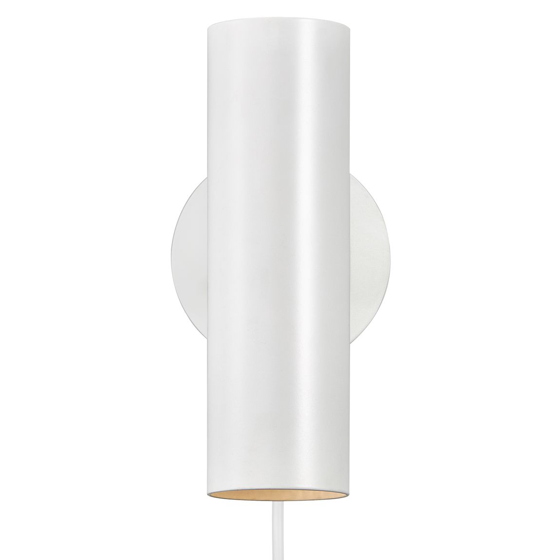 Mib Wandlampe Leselampe Ø 6 cm Weiß - Voelpe