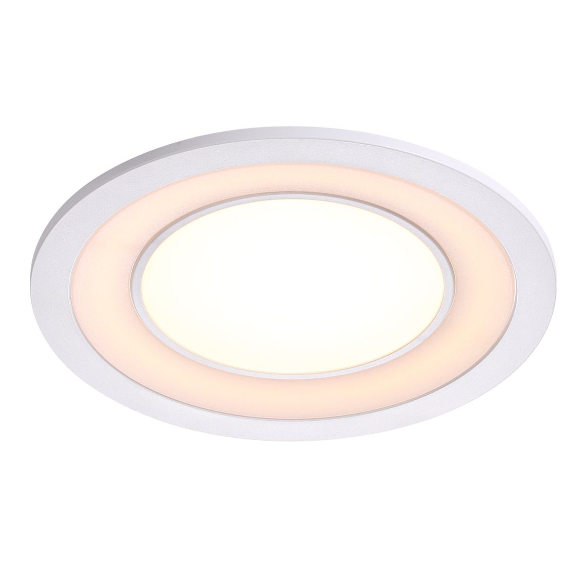 Clyde LED Einbaustrahler Ø 13 cm mit Moodmaker Dimmer Weiß - Voelpe