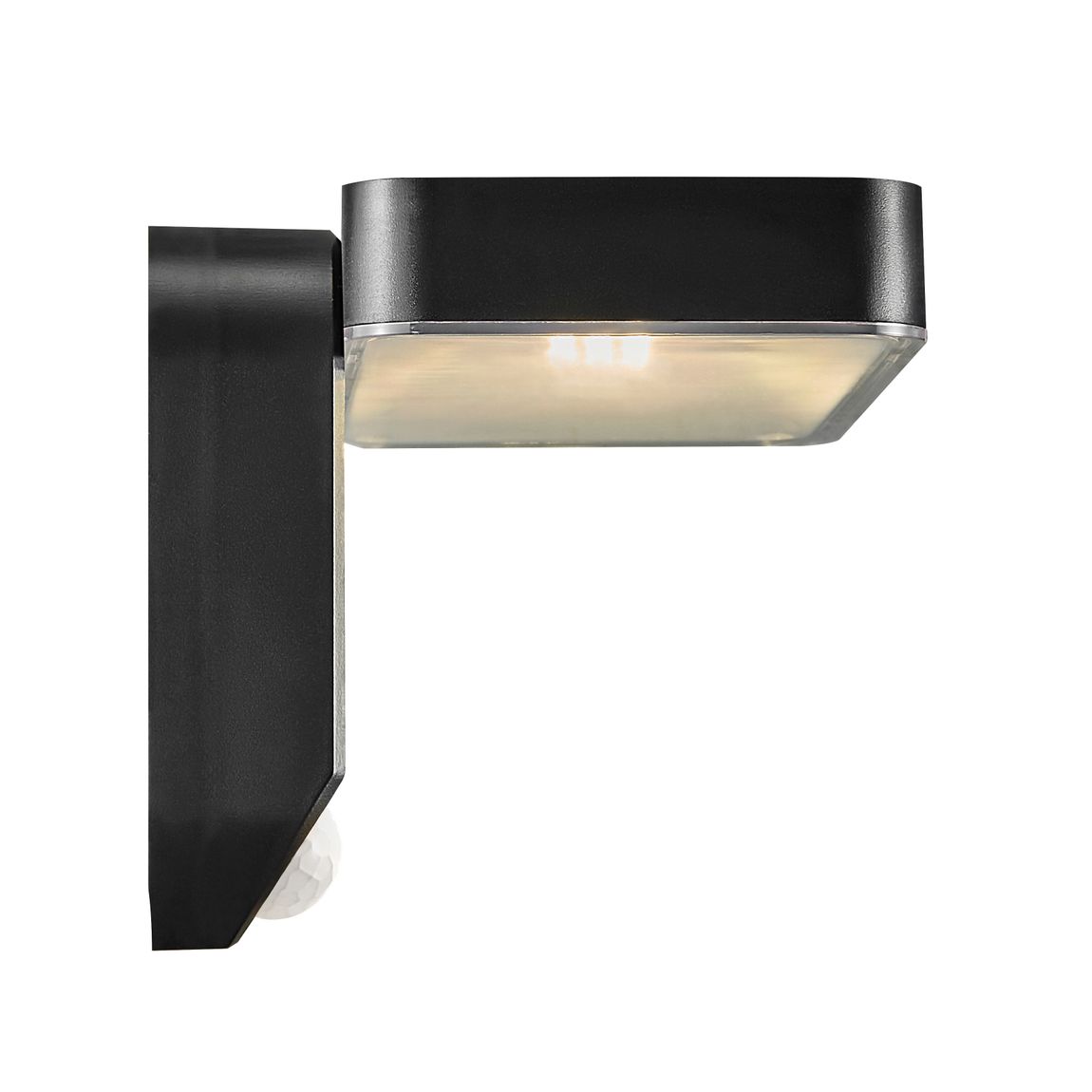 Rica Square Solar Wandlampe Schwarz - Voelpe