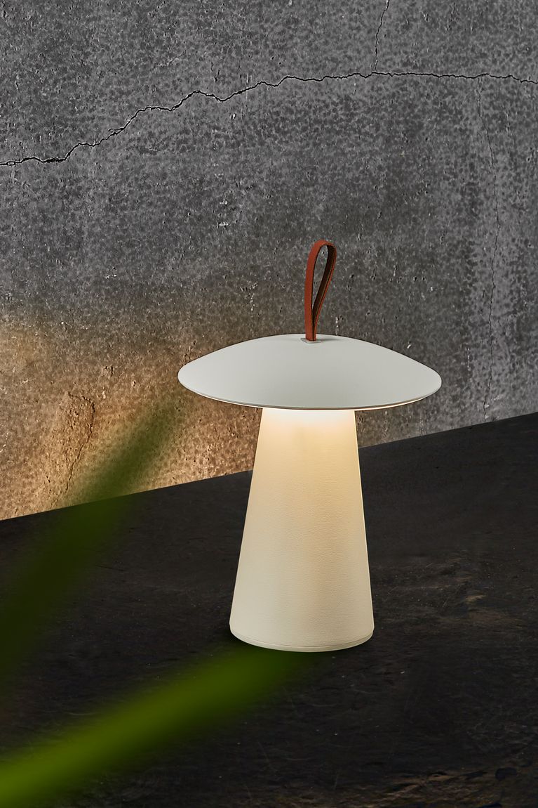 Ara To-Go LED-Lampe Ø 19,7 cm mit Moodmaker Dimmer Outdoor Weiß