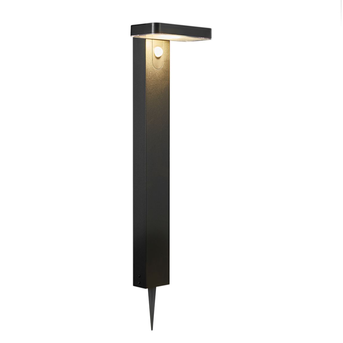 Rica Square Solarlampe Gartenlaterne Schwarz - Voelpe