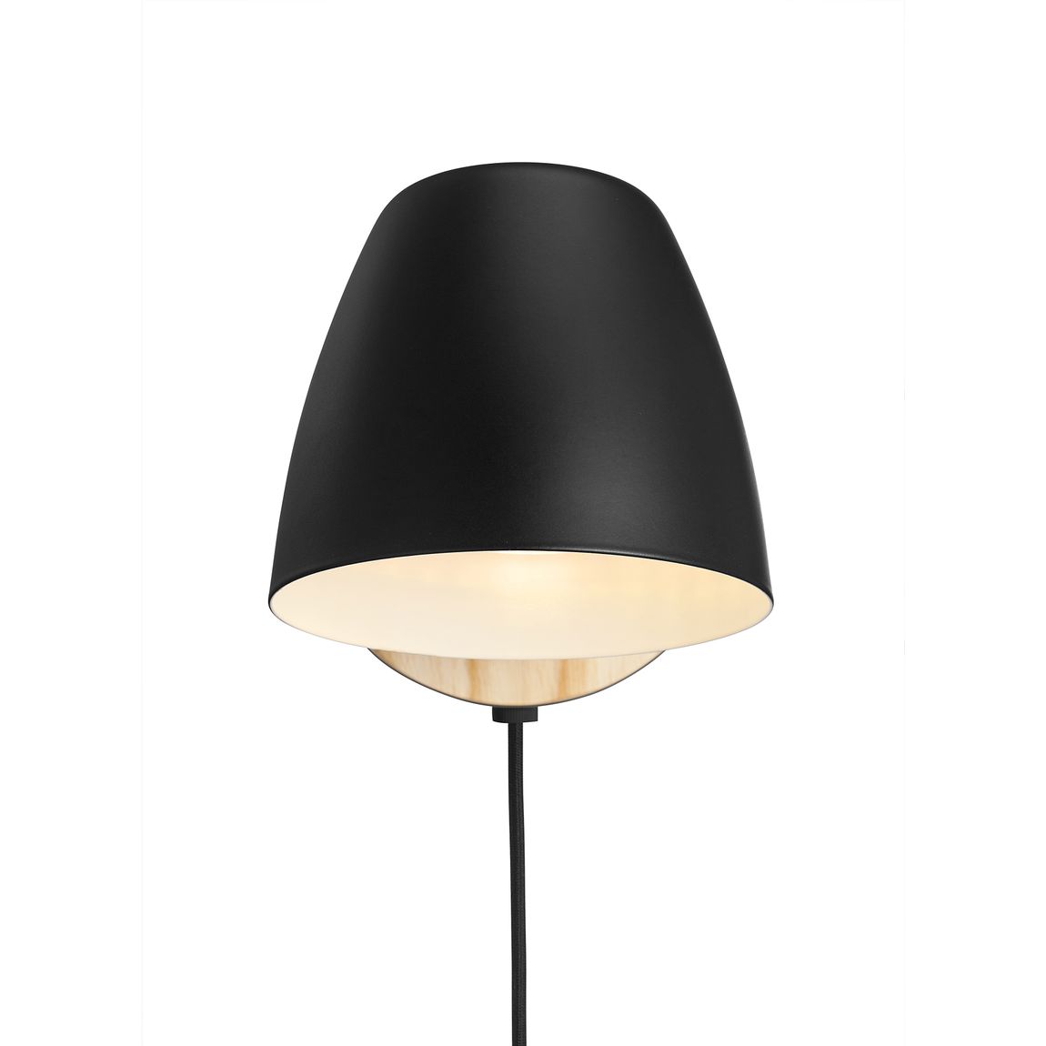 Theo Wandlampe GU10 Schwarz - Voelpe