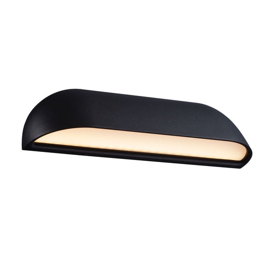Front LED Wandlampe 26 x 6,8 cm Schwarz