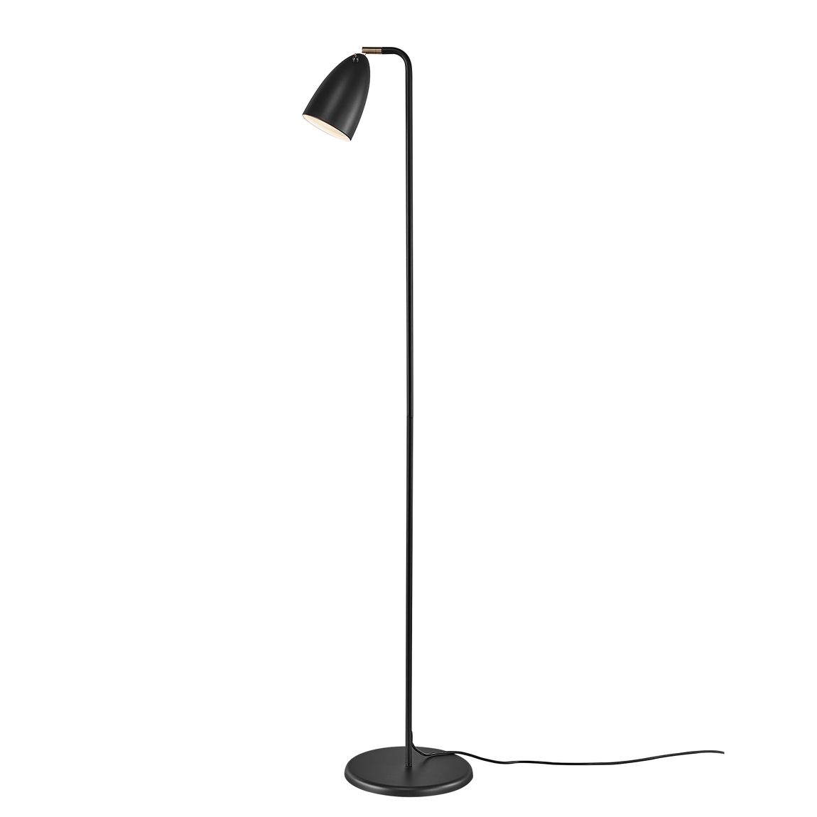 Nexus Stehlampe Leselampe Ø 10 cm Schwarz - Voelpe