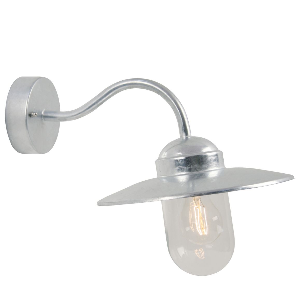 Luxembourg Wandlampe E27 Verzinkt - Voelpe