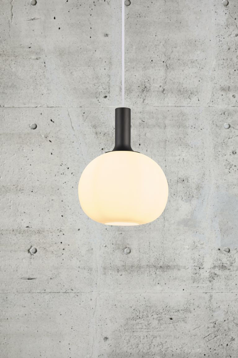 Alton Hängelampe Pendellampe Ø 25 cm Opalweiß/Messing
