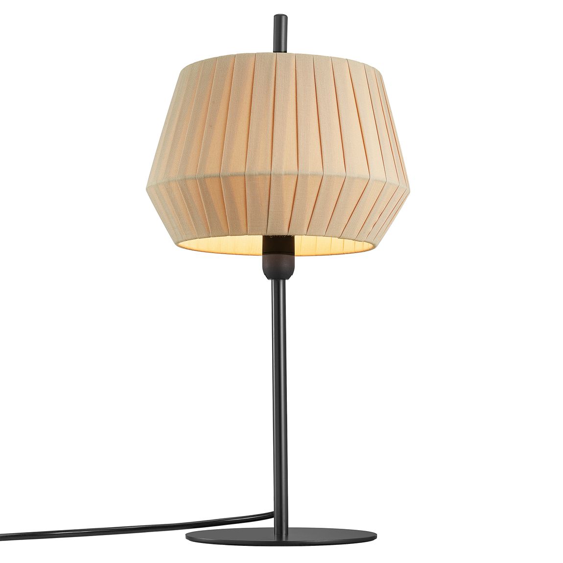 Dicte Tischlampe E14 Beige