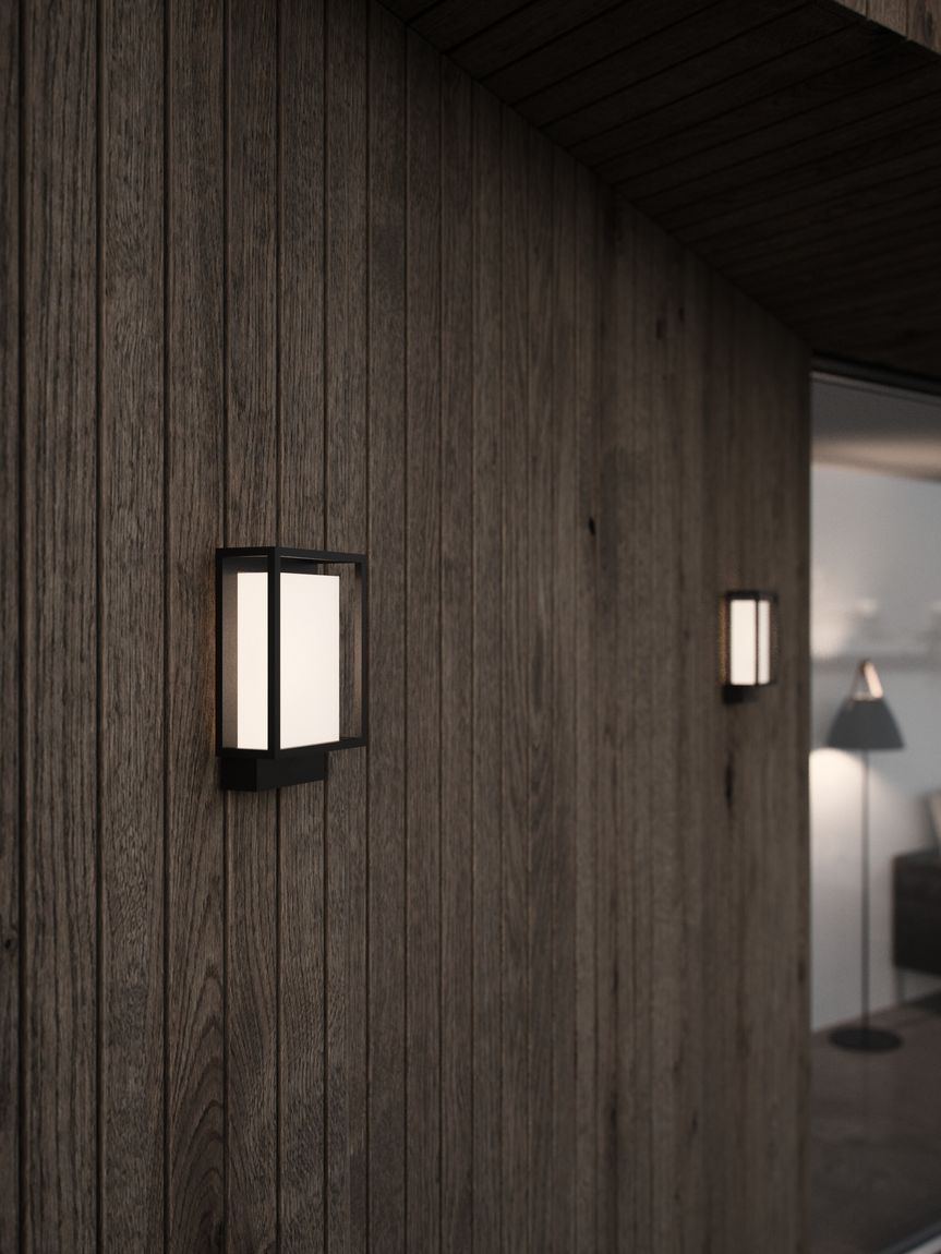 Nestor Wandlampe 22,1 x 14,7 cm Schwarz