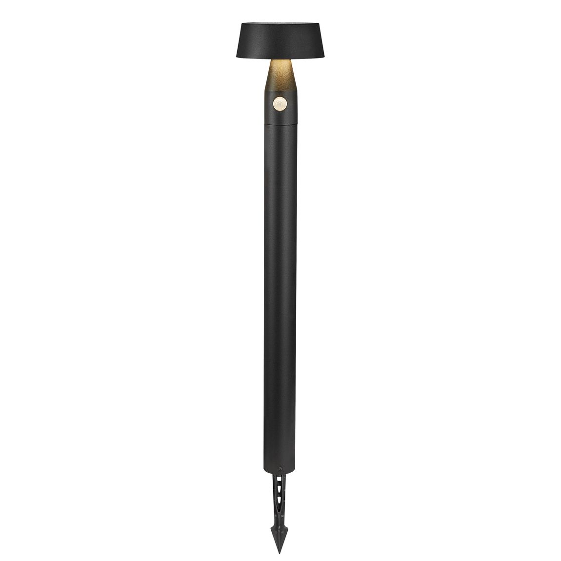 Nama Solarlampe Gartenlaterne Ø 17 cm Schwarz - Voelpe