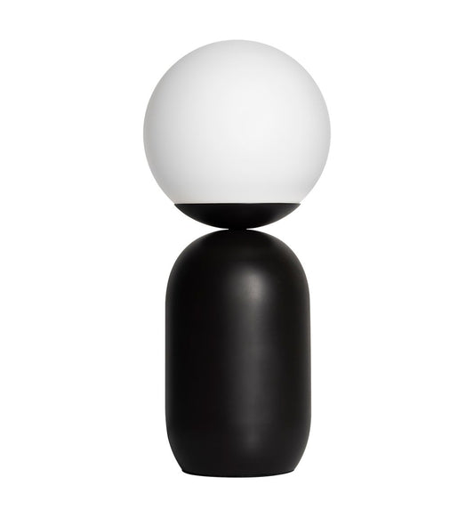 Notti Tischlampe Ø 15 cm Schwarz
