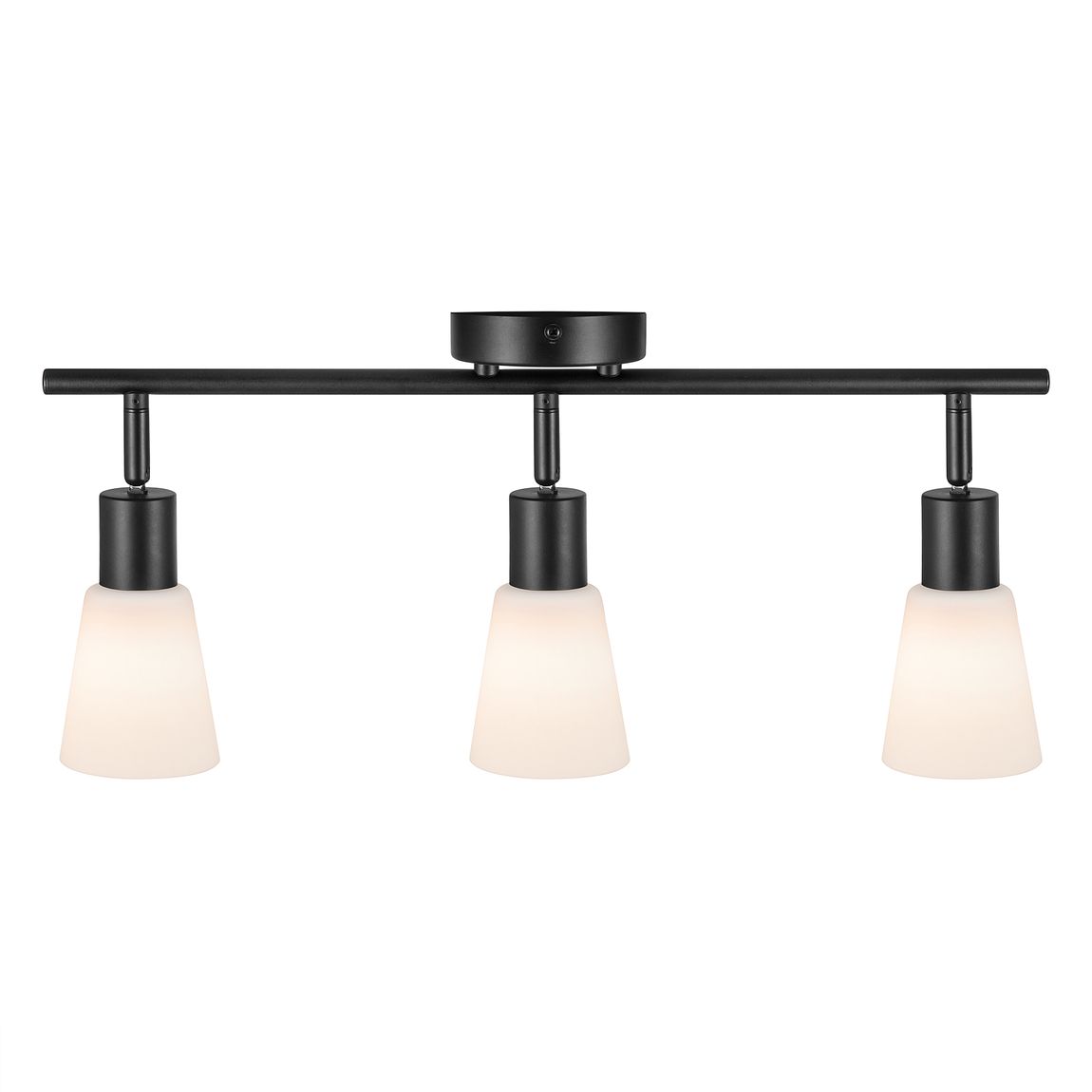Cole Deckenlampe 3 verstellbare Spots Ø 8 cm Schwarz